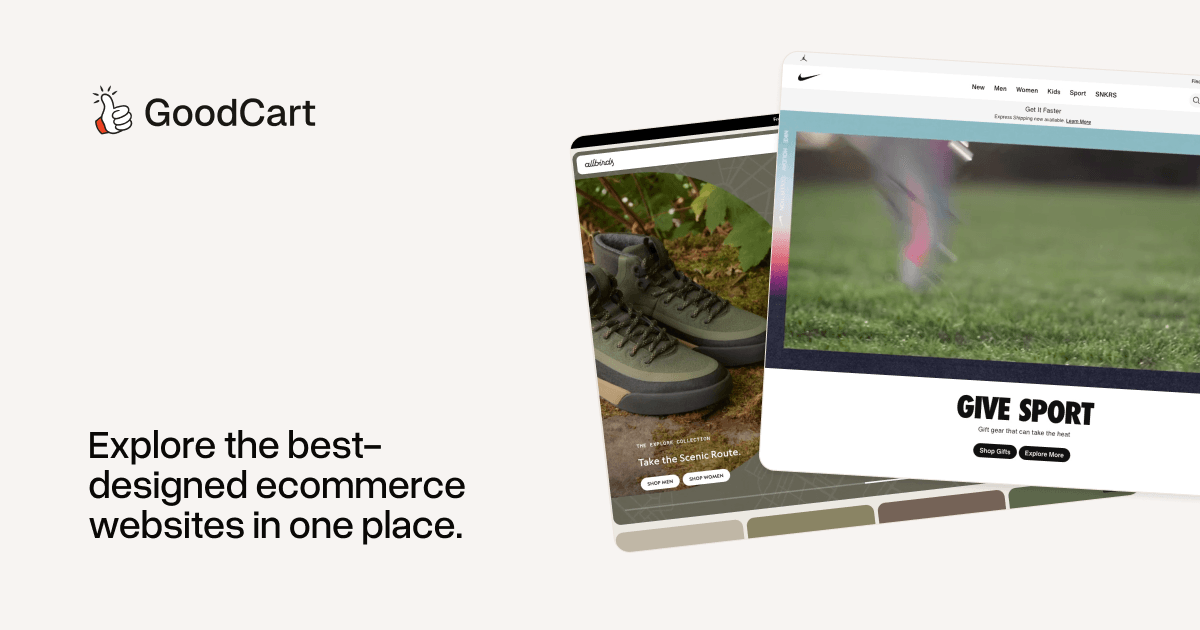 GoodCart Design screenshot
